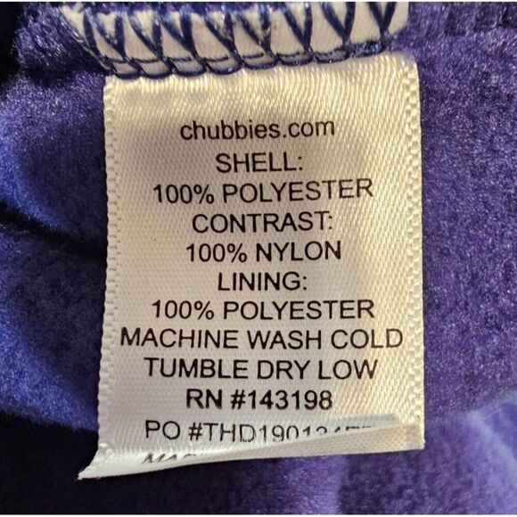 Chubbies Mens M Vintage 90's 1/4 T Snap Pullover Sweater Blue Teal - Picture 10 of 11